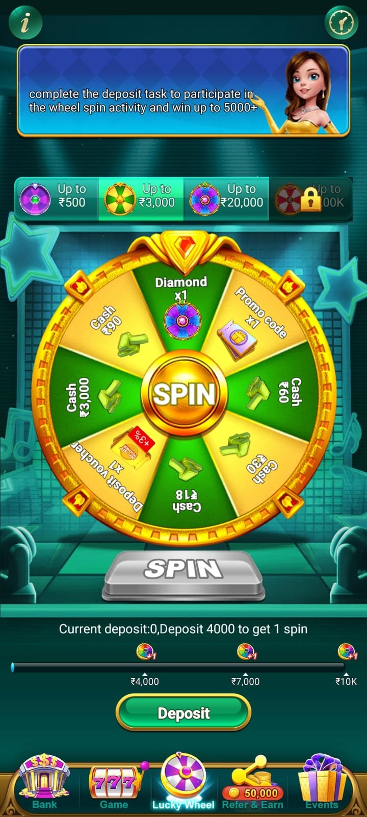 Yono Arcade spin