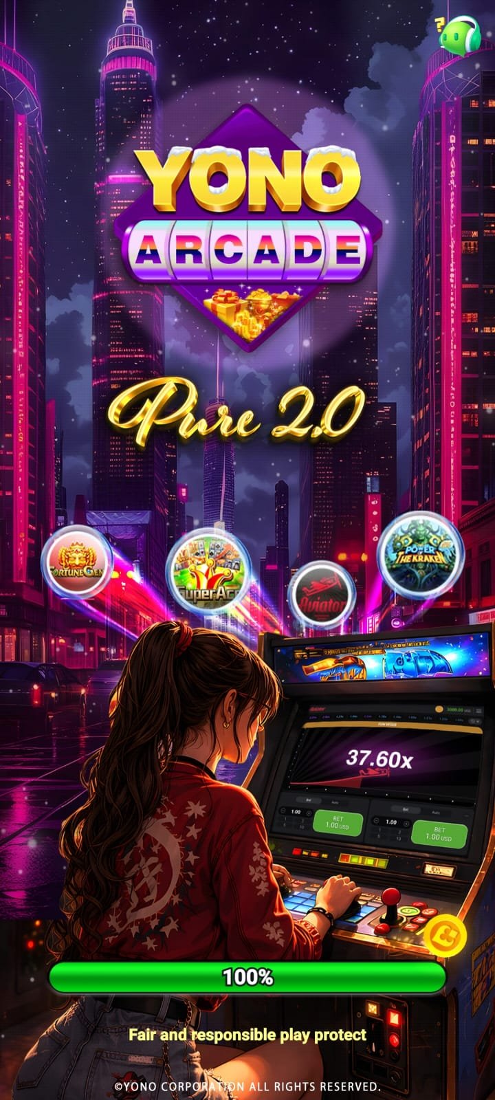 Yono Arcade start